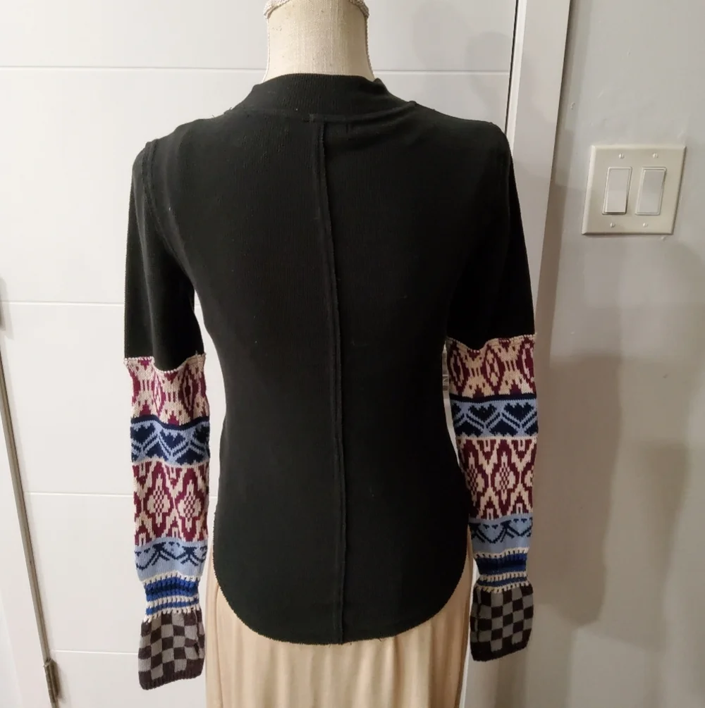 Free People Gorgeous Thermal Cuff Top Long Sleeve Size S